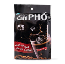 Load image into Gallery viewer, Cà Phê Phố Đen (Instant Black Coffe Pho) - 18bags x 16g - Duc Thanh Kho Bo
