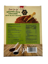 Load image into Gallery viewer, Bánh Gạo Lứt Mè Đen – Brown Rice Cracker with Black Sesame - Duc Thanh Kho Bo
