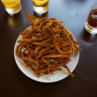 Khô Bò CaRi Sợi Cay - Shredded Curry Spicy Beef Jerky - Duc Thanh Kho Bo