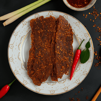 Khô Bò Truyền Thống Sả - Original Lemongrass Beef Jerky - Duc Thanh Kho Bo