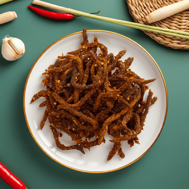 Khô Bò Truyền Thống Sả Sợi - Shredded Original Lemongrass Beef Jerky - Duc Thanh Kho Bo