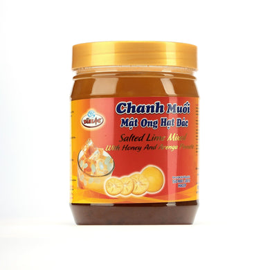 Chanh Muối Mật Ong Hạt Đác - Salted Lime Mixed Honey and Arenga Pinnata - Duc Thanh Kho Bo
