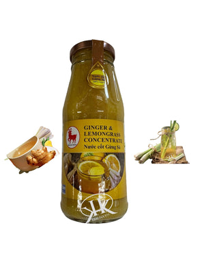 Nước Cốt Gừng Sả - Ginger & Lemongrass Concentrate - Duc Thanh Kho Bo